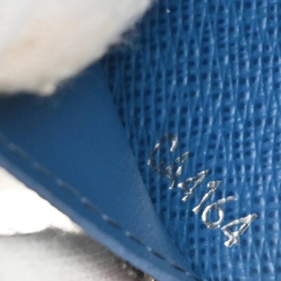 LOUIS VUITTON LV Zippy Organizer Long Wallet Epi Leather Blue SHW M60619 35KB376 - Picture 4 of 14